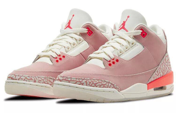 Men's 'Rust Pink' Running weapon Air Jordan 3 Shoes 0123